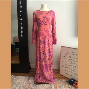 Free People Clementine Maxi Floral Dress 6 NWT